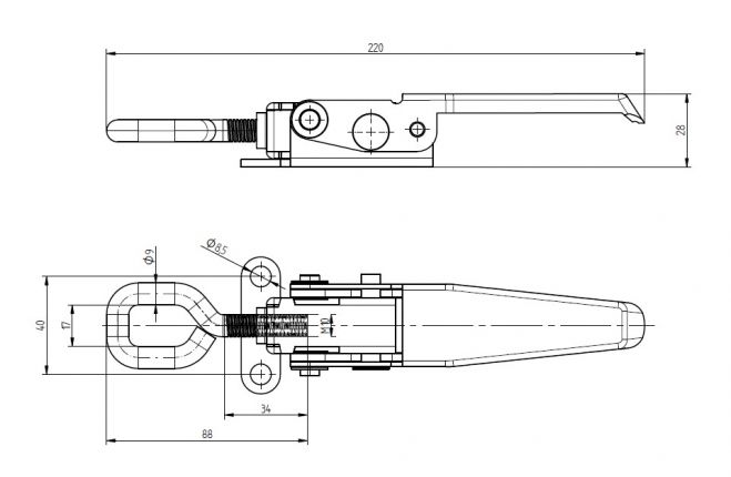 Cerradura excéntrica