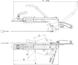 Brida del dispositivo de sobrecarga - 203595.001 - Dispositivo de inercia