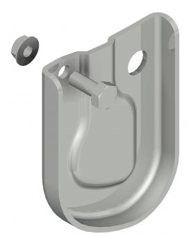 Pieza placa deslizante remolque - 206593.001 - Piezas de repuesto del dispositivo de sobrecarga