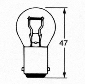 Bombilla piloto 12V/21W naranja - 404577.001 - Iluminante