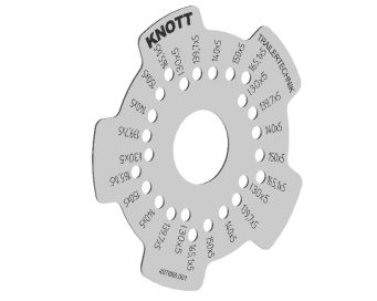 Plantilla de círculos de agujeros para círculos de agujeros  - 407888.001 - Accesorios para ruedas/n