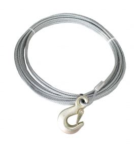 Cable de acero con gancho de remolque