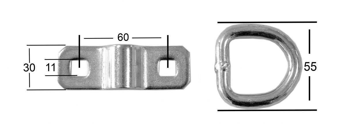 Anillo de amarre + enlace suelto - 408006.001 - Anclaje de fijación