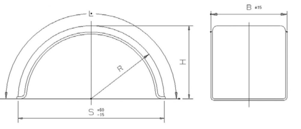 Guardabarros para rueda trasera