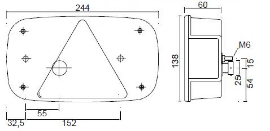 Multipoint 3 - 408793.001 - Luces traseras