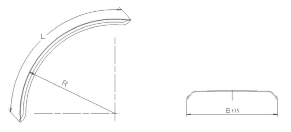 Guardabarros corto para tractor SG