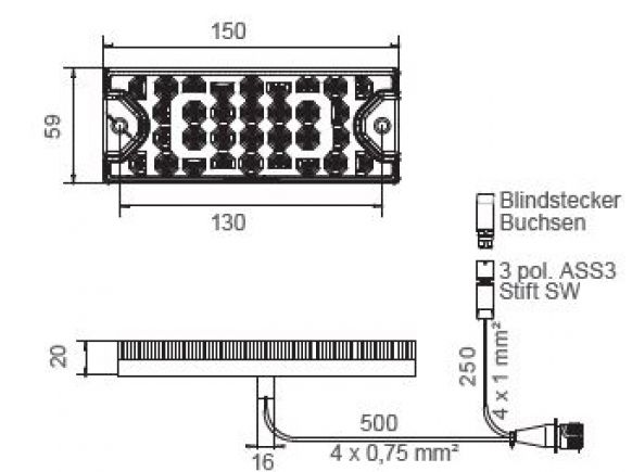 MiniLED 2 12V/24V - 412988.001 - Luces traseras