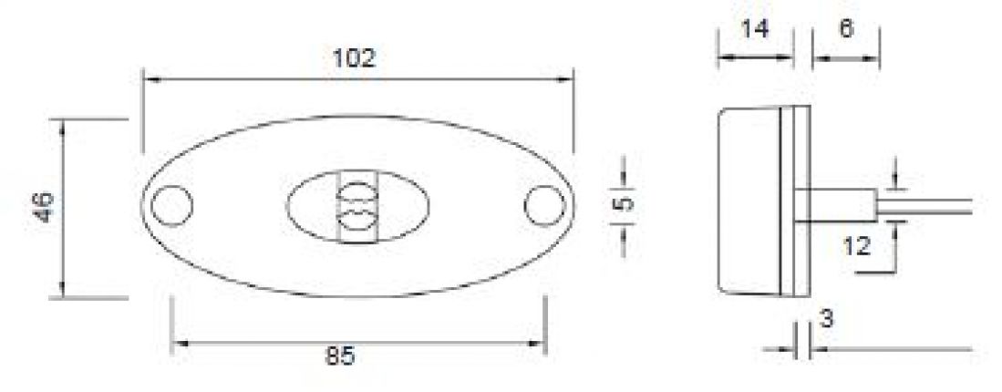 Flatpoint LED 2 - 414921.001 - Luces de posición