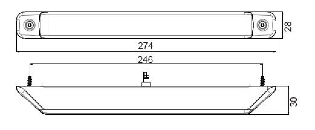 Linepoint 2 LED 12V/24V - 417194.001 - Luces traseras