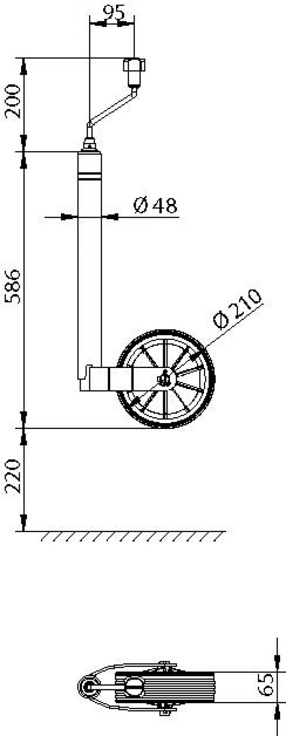 Rueda de apoyo TK48
